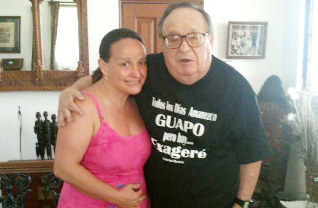 Chespirito y su hija