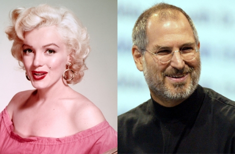 Marilyn_Monroe_Steve_Jobs_adoptados_famosos