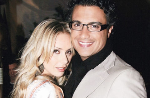 Jaime Camil y esposa